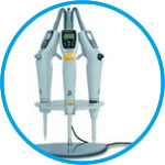 Charging stands for single channel microliter pipettes Transferpette® electronic