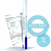 ASTM Thermometer ACCU-SAFE, calibrated, stem type
