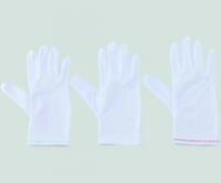 Gloves ASPURE, white, nylon