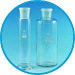 Gas wash bottle reservoirs, borosilicate glass 3.3